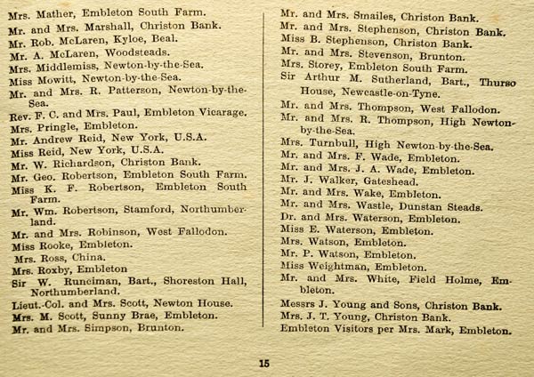 Spitalford Memorial Dedication Commemorative Booklet - Page 15